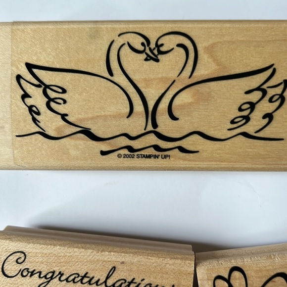 Swan stamp set - Picture 3 of 8